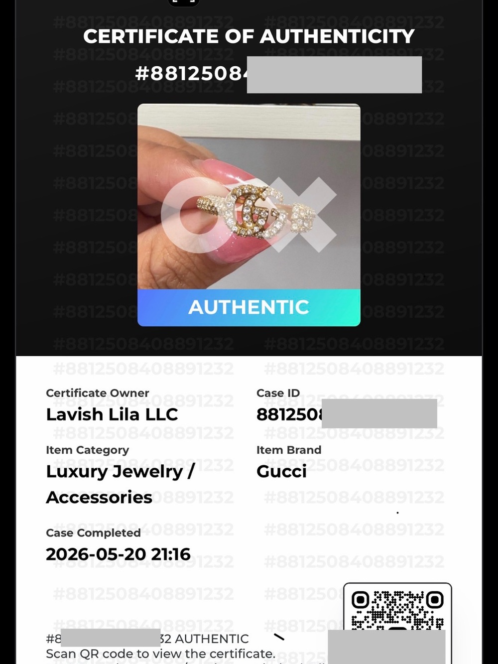 Gucci Pave Key Ring - Picture 11 of 11